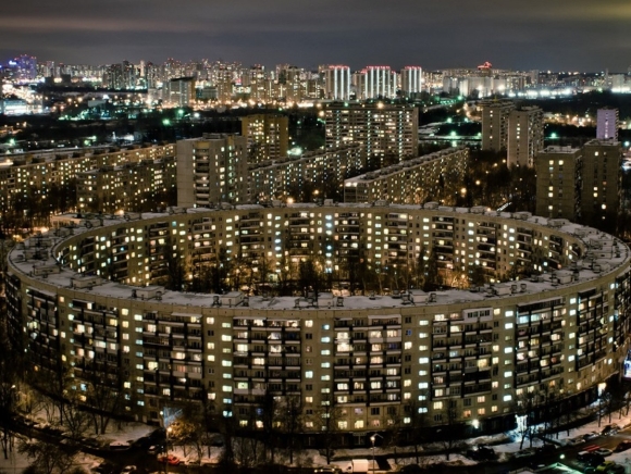 Улица Довженко Москва круглый дом