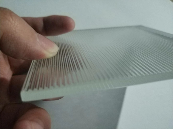 Reeded Glass Effect