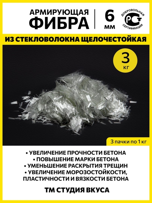 Фиброволокно для бетона