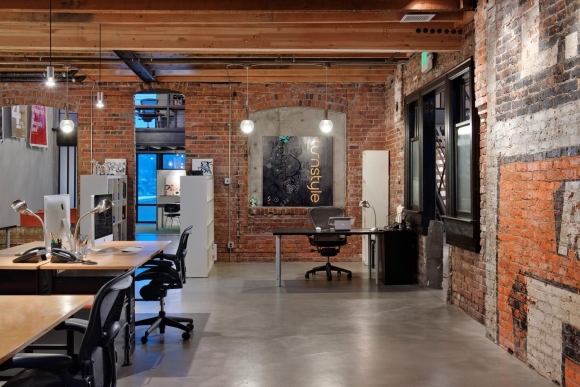 Loft Design Interior кирпич офис