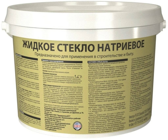 Жидкое стекло btb натриевое