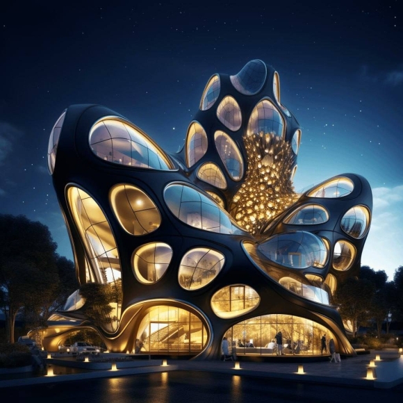 Building inspired by a Tree