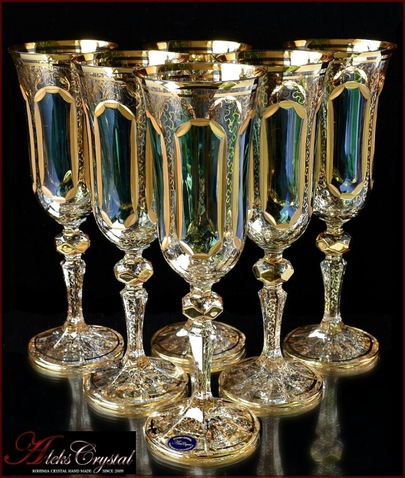 Хрустальная шампанка Crystal Bohemia