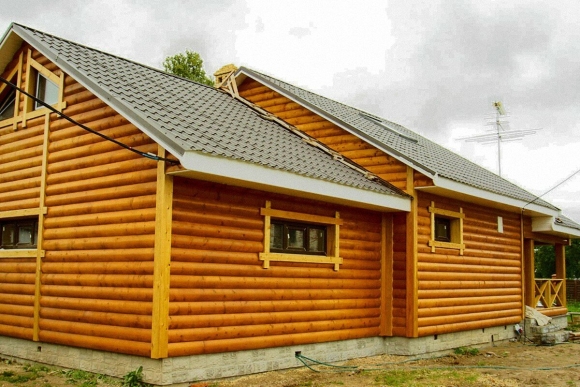 Обшивка бани блок хаусом снаружи