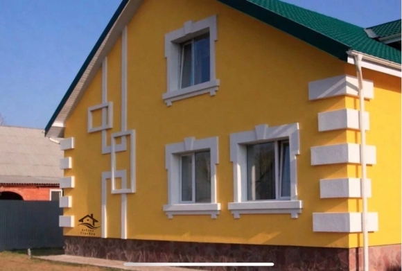 Штукатурные фасады домов