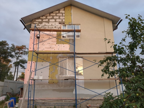 Утепление фасад пенокомплексом