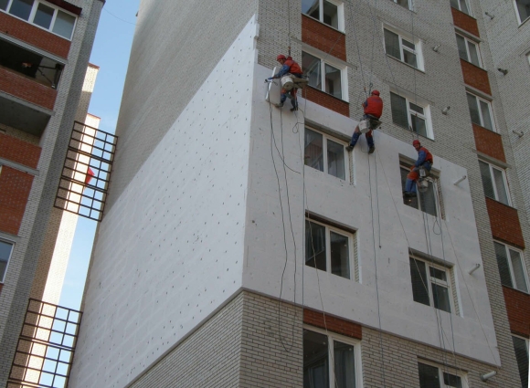 Утепление фасадов многоквартирных домов