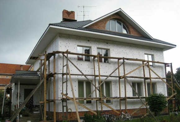 Утепление фасада дома