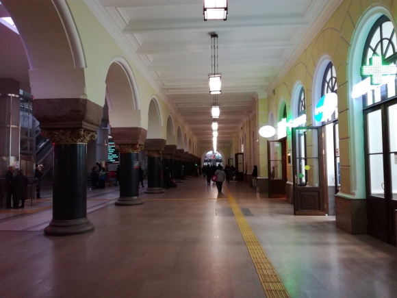 Ярославский вокзал Москва внутри