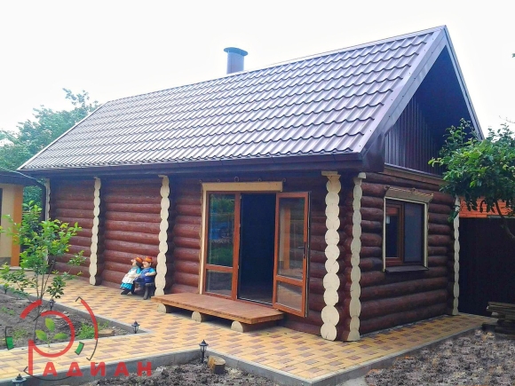 Баня красивая снаружи