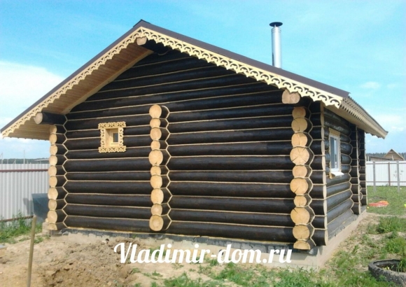 Цвета домов из бревна