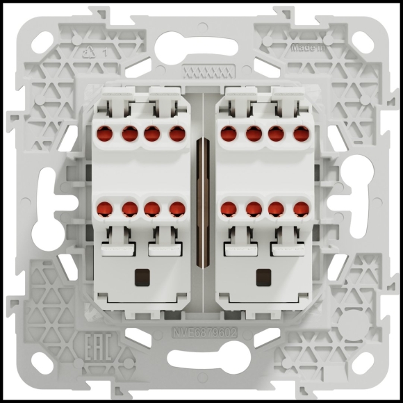 Переключатель двухклавишный перекрестный Schneider Electric unica