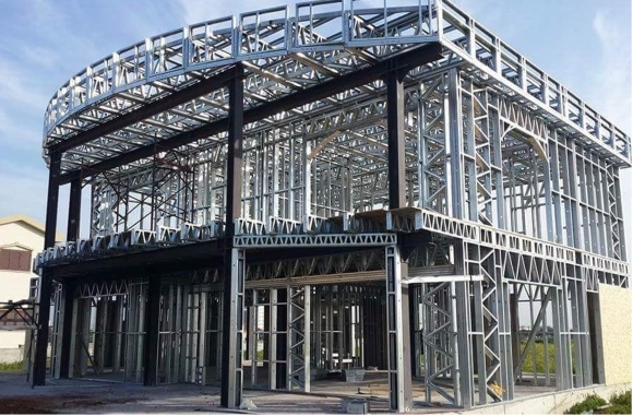 Steel frame structure