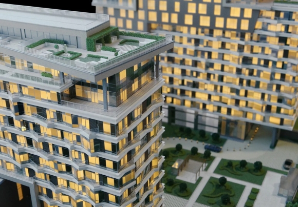 Многоэтажный элитный жилой комплекс Barkli Park в Москве
