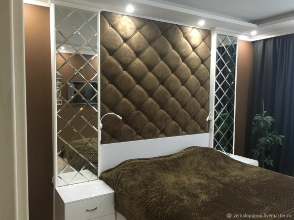 Зеркало с фацетом в интерьере