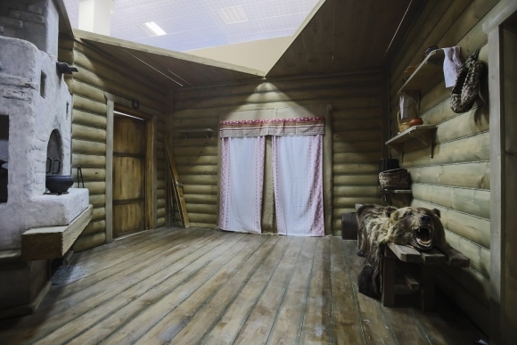 Карл Иванович Кольман интерьер русской избы