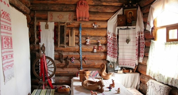 Русская изба в древней Руси