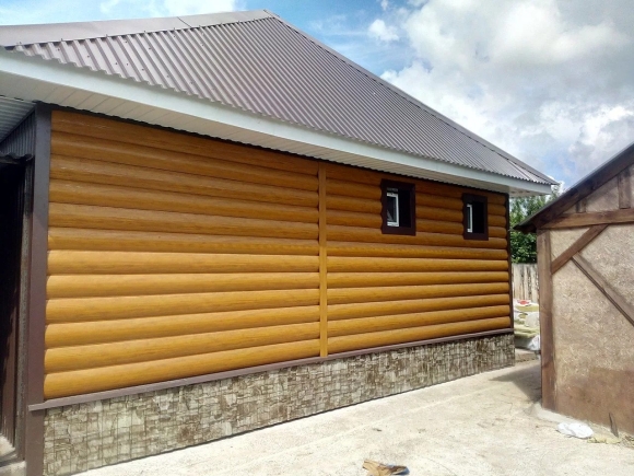 Сайдинг металлический Woodstock Ecosteel золотой дуб