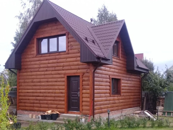 Отделка блок хаусом снаружи