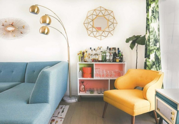 Soft colorful Home