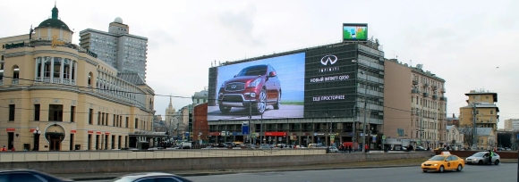 Медиафасады в Москве Арбат