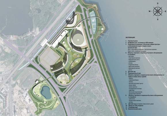 Проект парка Арена Новосибирск