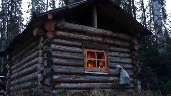 Таежная Заимка в Сибири в тайге