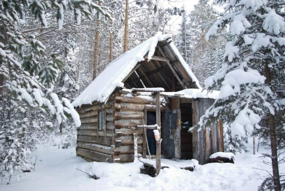 Глухая Тайга зимовье лесника