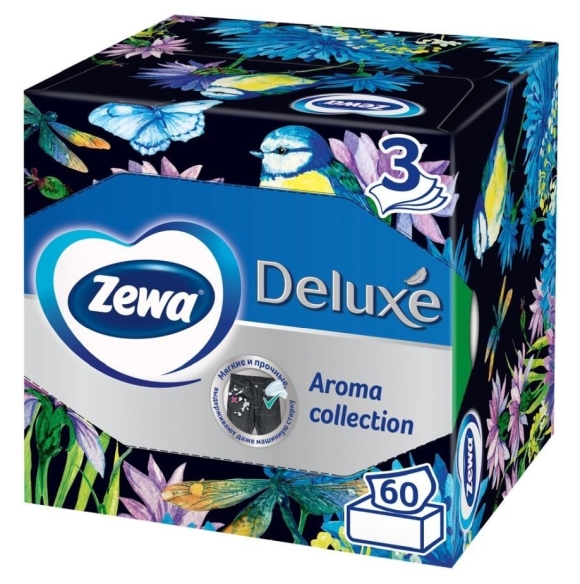 Салфетки Zewa косметические Deluxe