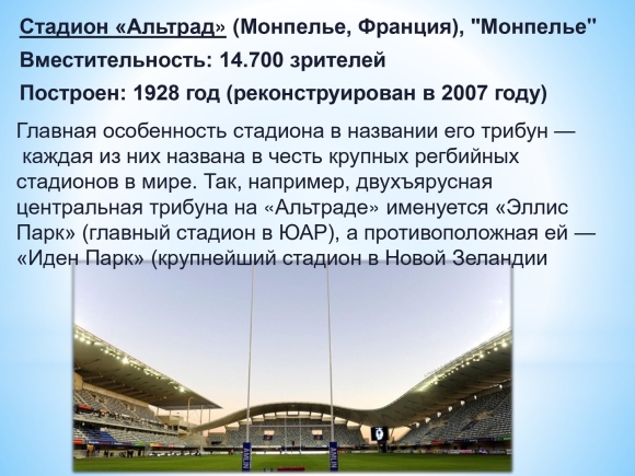 Спортивные сооружения на английском
