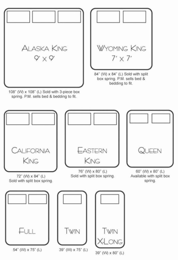 Queen Size кровать размер и King Size