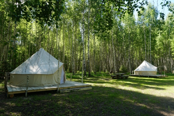 Поляна глэмпинг Куршская коса