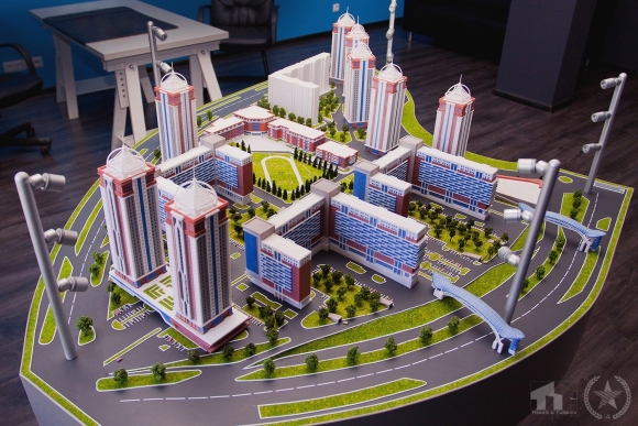 Город будущего поделка