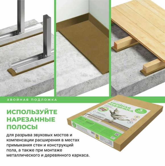 Звукоизоляционная подложка для пола