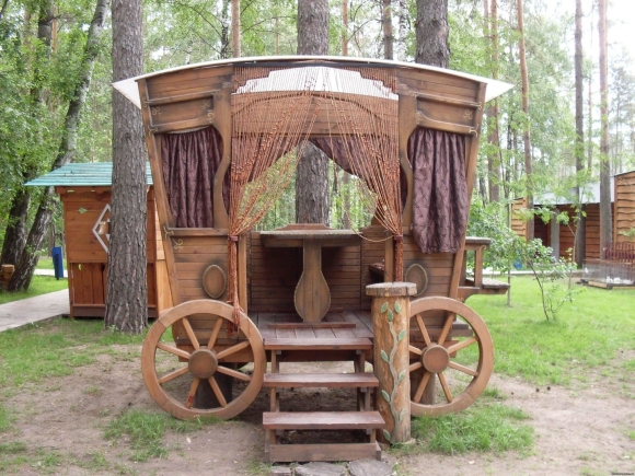 Беседка карета ГАРДЕНПЛАСТ