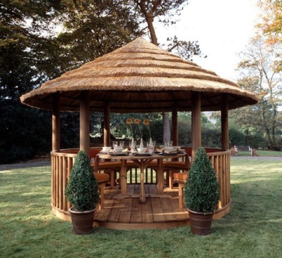 Беседка брусовая Gazebos