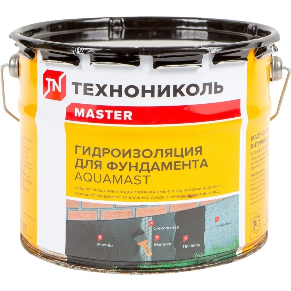 Мастика гидроизоляционная битумная холодная AQUAMAST