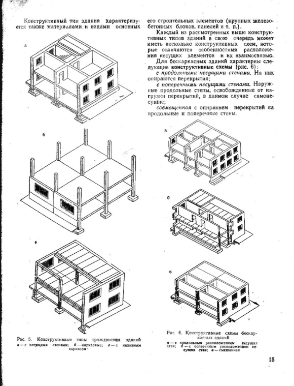 Совмещенная конструктивная схема