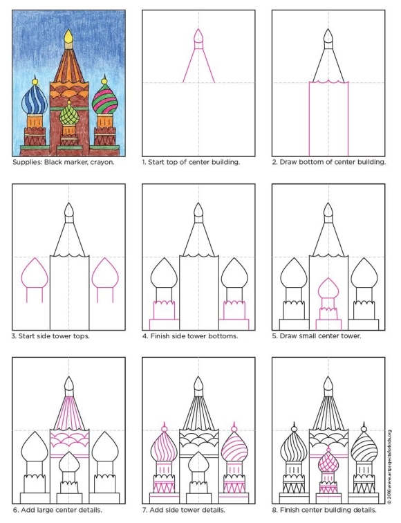 Поэтапное рисование архитектуры