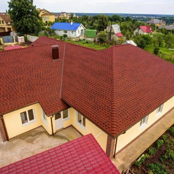 ТЕХНОНИКОЛЬ Shinglas многослойная черепица ранчо красный
