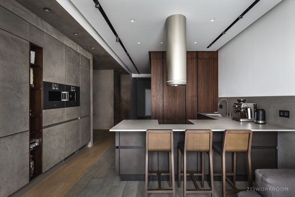 Кухня leicht Concrete бетон
