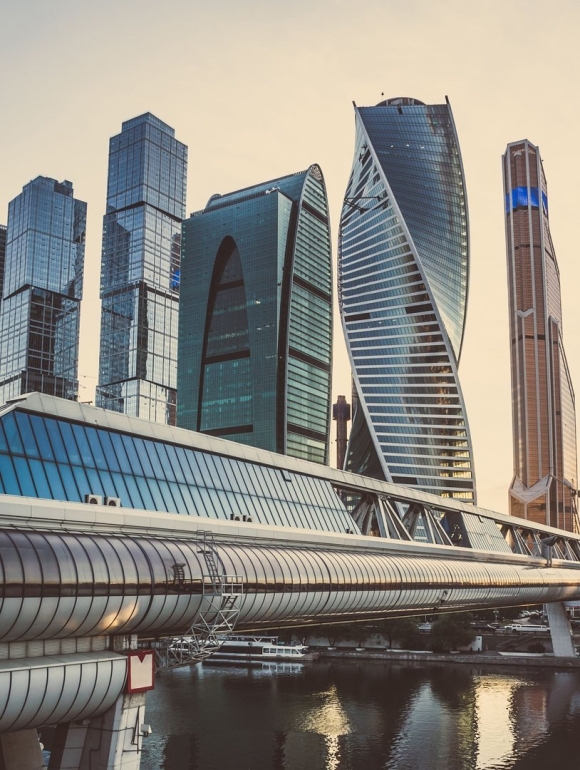 Футуристическая архитектура Москва Сити
