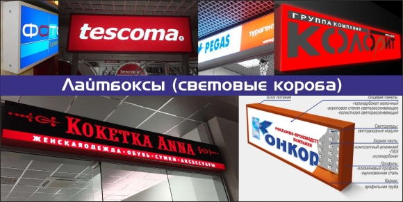 Световой короб поликарбонат