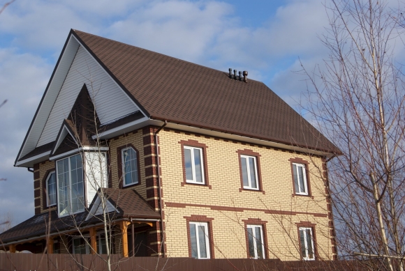 Шинглас гибкая черепица фронтон
