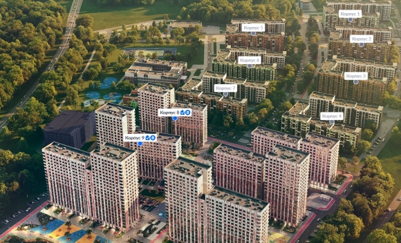 ЖК цветочные Поляны Экопарк Москва