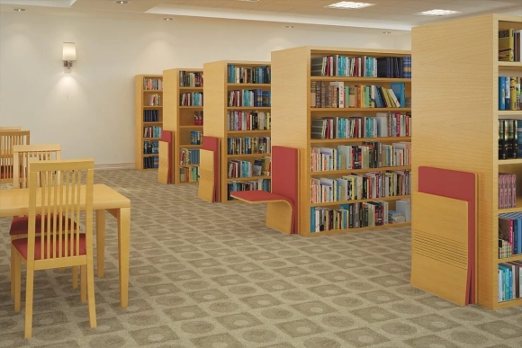 Полы в книгохранилище