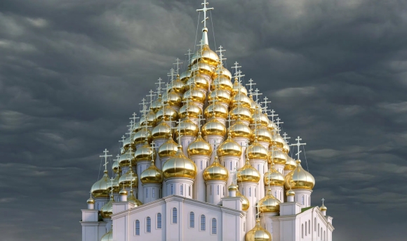Многокупольная Церковь в Санкт Петербурге
