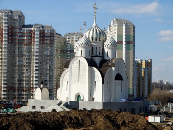 Христианский храм в Москве