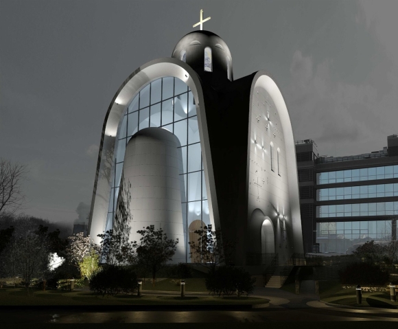 Современная церковная архитектура Орли часовня