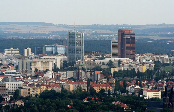 Чехия Прага небоскребы